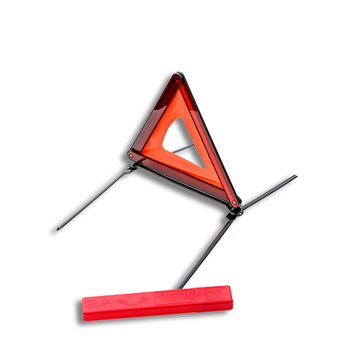 The FUSO Warning Triangle is a safety item which may be helpful, in emergency and unexpected situations. Easy to carry or install in the truck. Made according to ECE regulations. In some countries it is mandatory to equip the truck with one or two  pieces. Supplied in a box for protection.